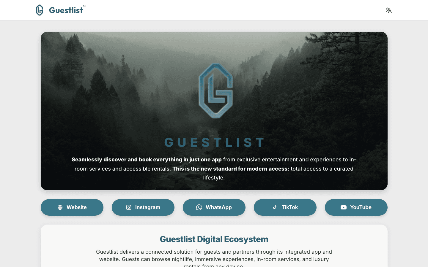 Guestlist — Link & Discovery
